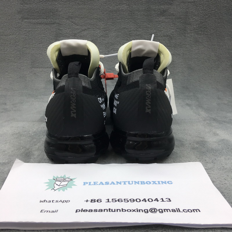 Authentic OFF-WHITE x Nike VaporMax Black GS